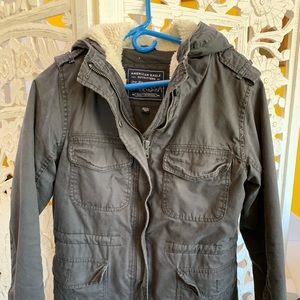 America Eagle Parka with Sherpa lined hood